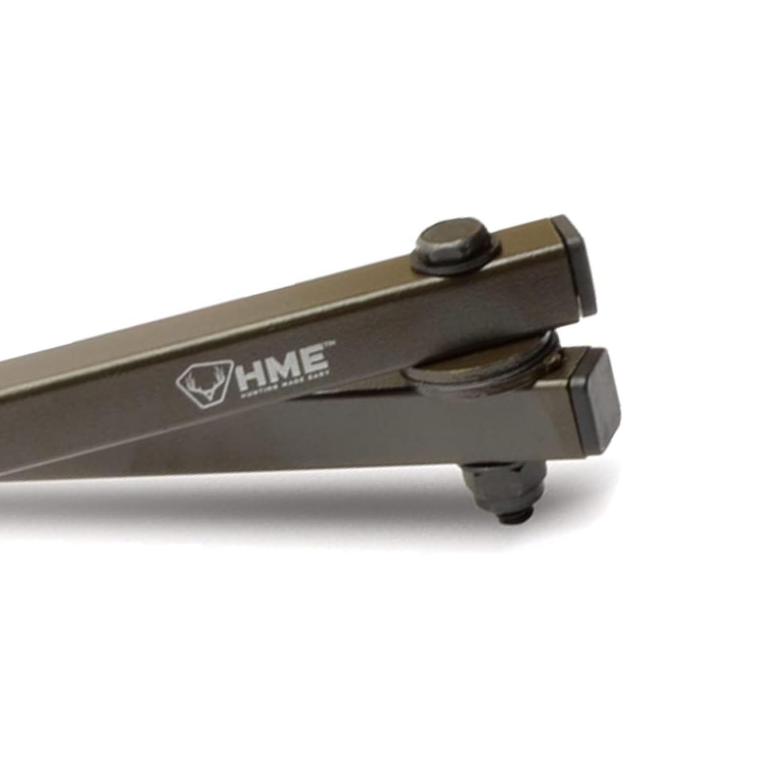 Hme Durable Secure Convenient Portable Folding Tree Stand Bow Hanger W/Two