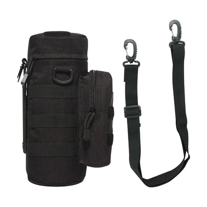 Tactical Molle Zipper Camo Water Bottle Pouches Small Mess Pouch Nylon Waterproof Waist Bag Outdoor Travel Sports Bottle Pouch