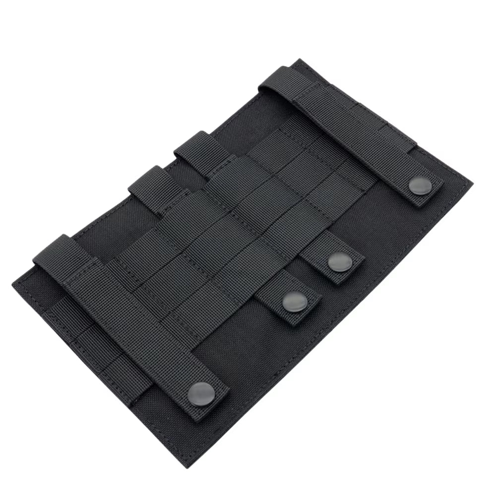 New Style 1000D Nylon Tactical Vest Patch Molle Adapter Panel Hook&Loop Converter for Attching ID Patches EDC Tool Bag