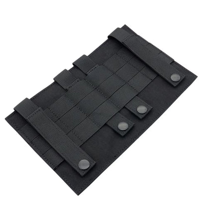 New Style 1000D Nylon Tactical Vest Patch Molle Adapter Panel Hook&Loop Converter for Attching ID Patches EDC Tool Bag