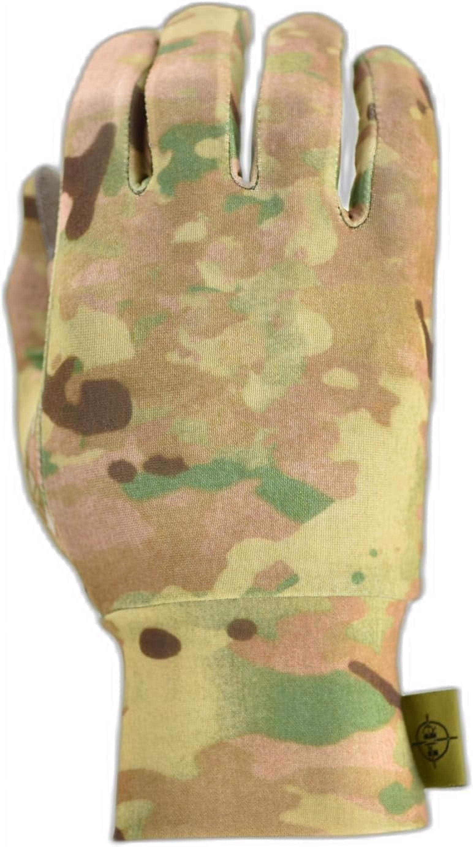 G & F Lightweight Camo Hunting Gloves, Touchscreen, Anti-Slip Grip, All-Season Flexible, Unisex XL