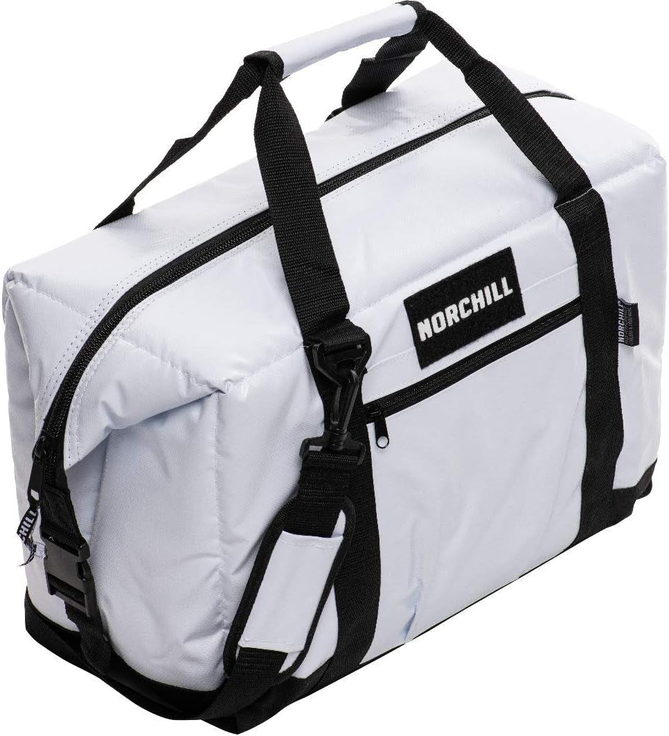 12 Can Insulated Marine Boatbag Soft Sided Cooler, White