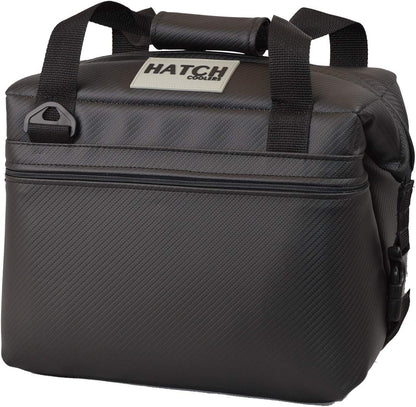 Carbon Soft Cooler with High-Density Insulation, 12-Can, Black