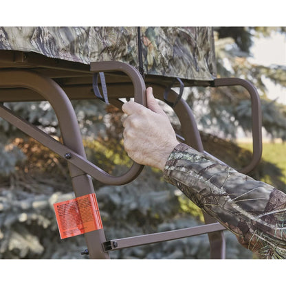 4X4 6' Tripod Tower and Blind Mossy Oak Country Roots