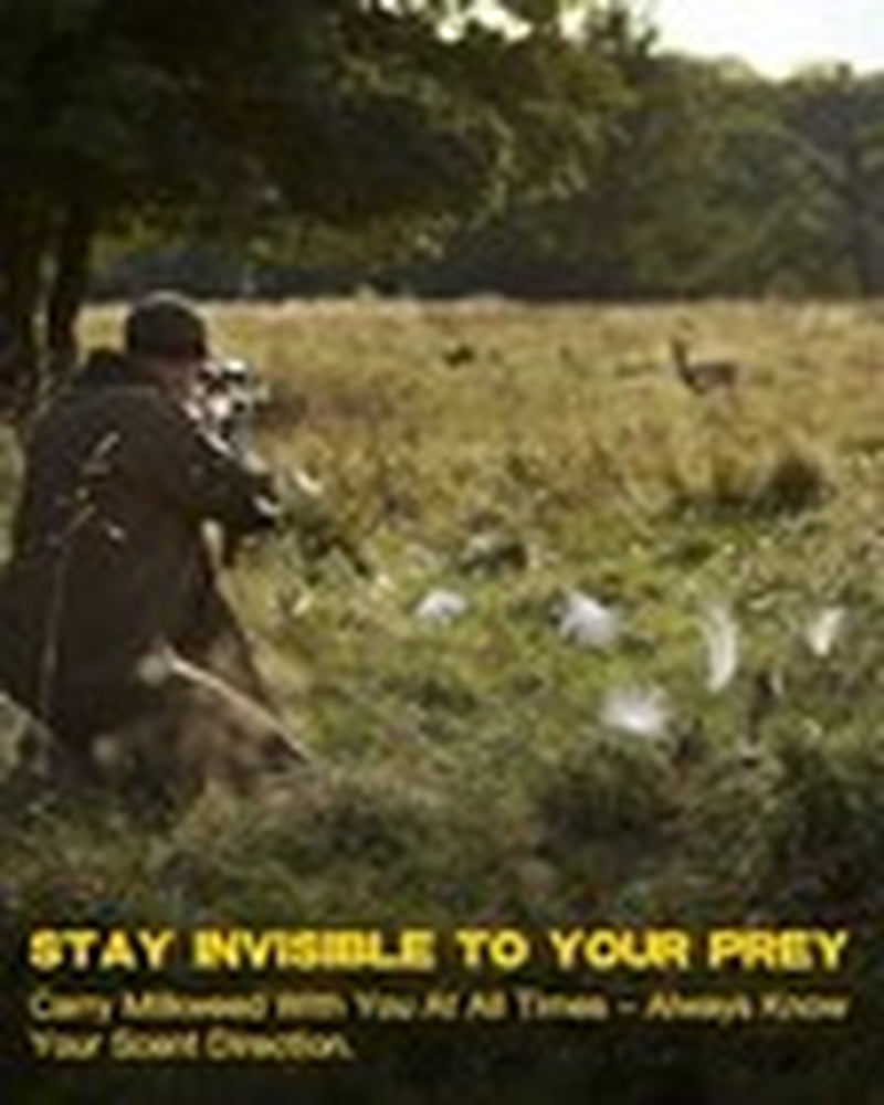 JISHAHS 3-Pack Wind Direction Indicator - Milkweed Dispenser for Hunters -