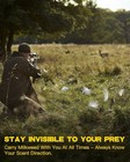 JISHAHS 3-Pack Wind Direction Indicator - Milkweed Dispenser for Hunters -