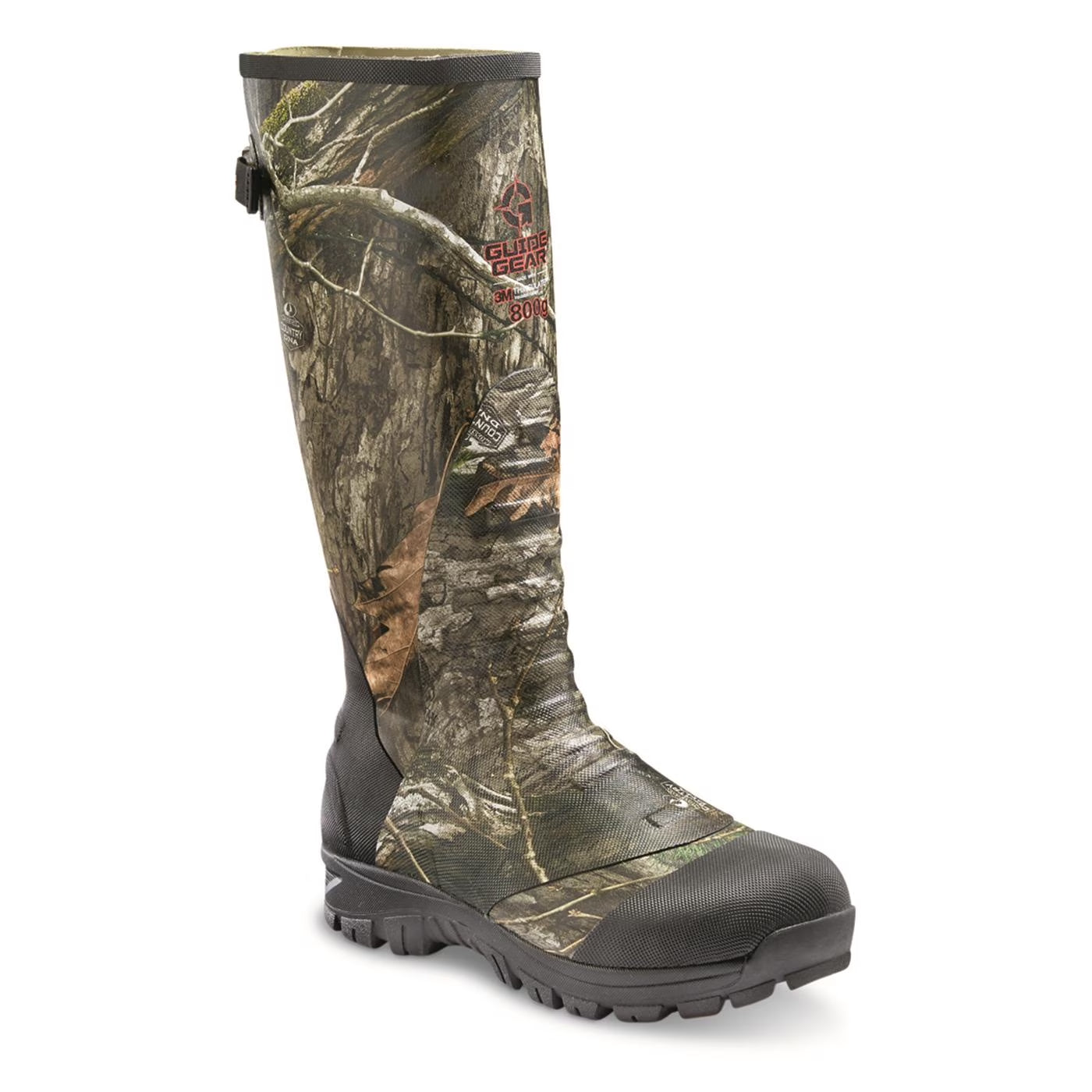 Men'S Ankle Fit Waterproof 800-Gram Insulated Rubber Boots Mossy Oak Country DNA 13D (Medium)