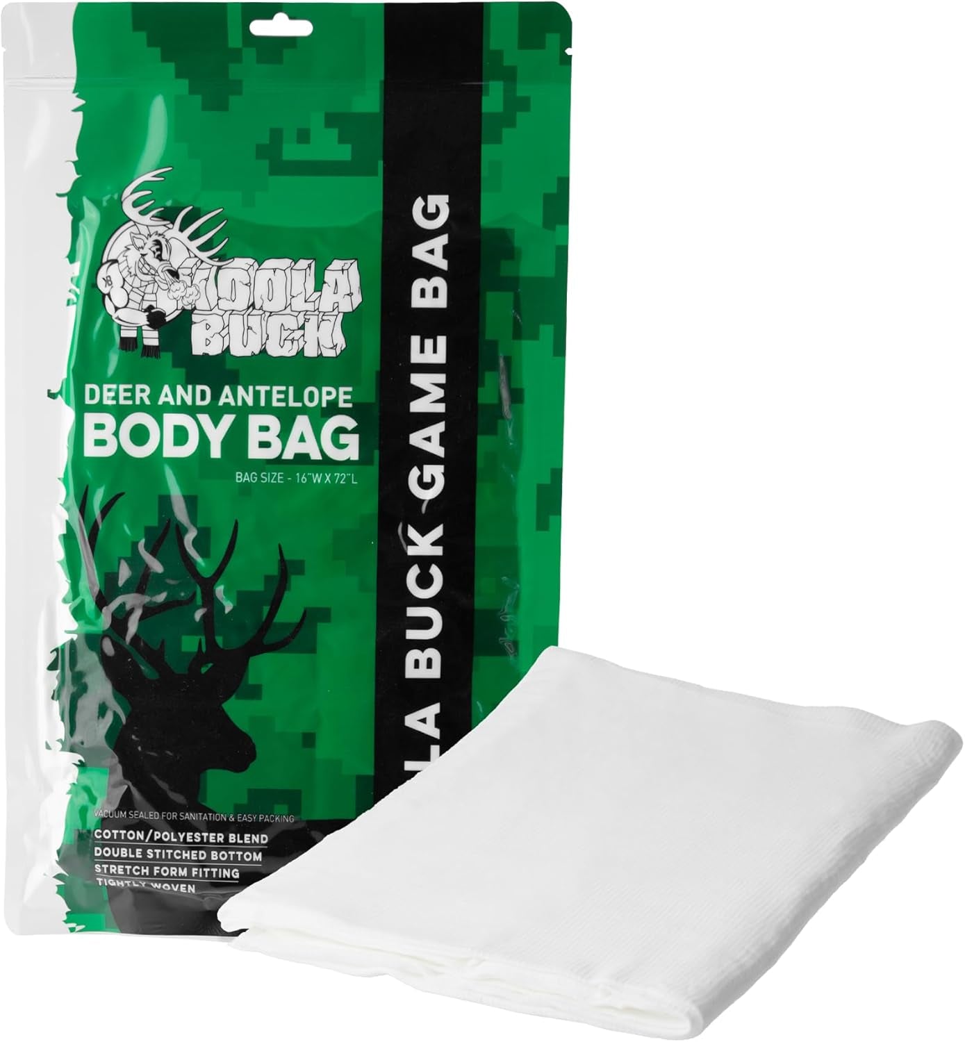 Game Bags Hunting | Available in Packs of 5 Deer or Elk Quarter Bags or 1 Deer Body Bag | Strong, Breathable, Stretchable Meat Bags | Vacuum Sealed - Saves 50% Space