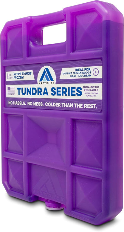 Tundra Series Long Lasting Reusable Ice Pack - 5° Fahrenheit Cooling Point - Designed to Maintain Freezer-Like Temperatures in Coolers