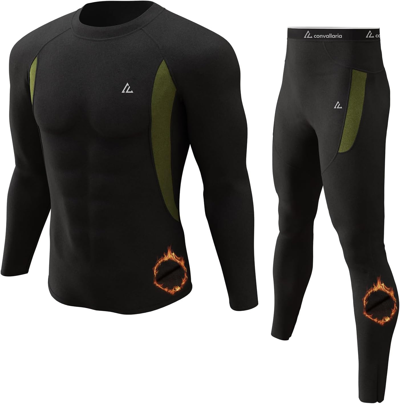 Thermal Underwear Long Johns Set Mens Winter Gift Hunting Gear Sport Base Layer Bottom Top
