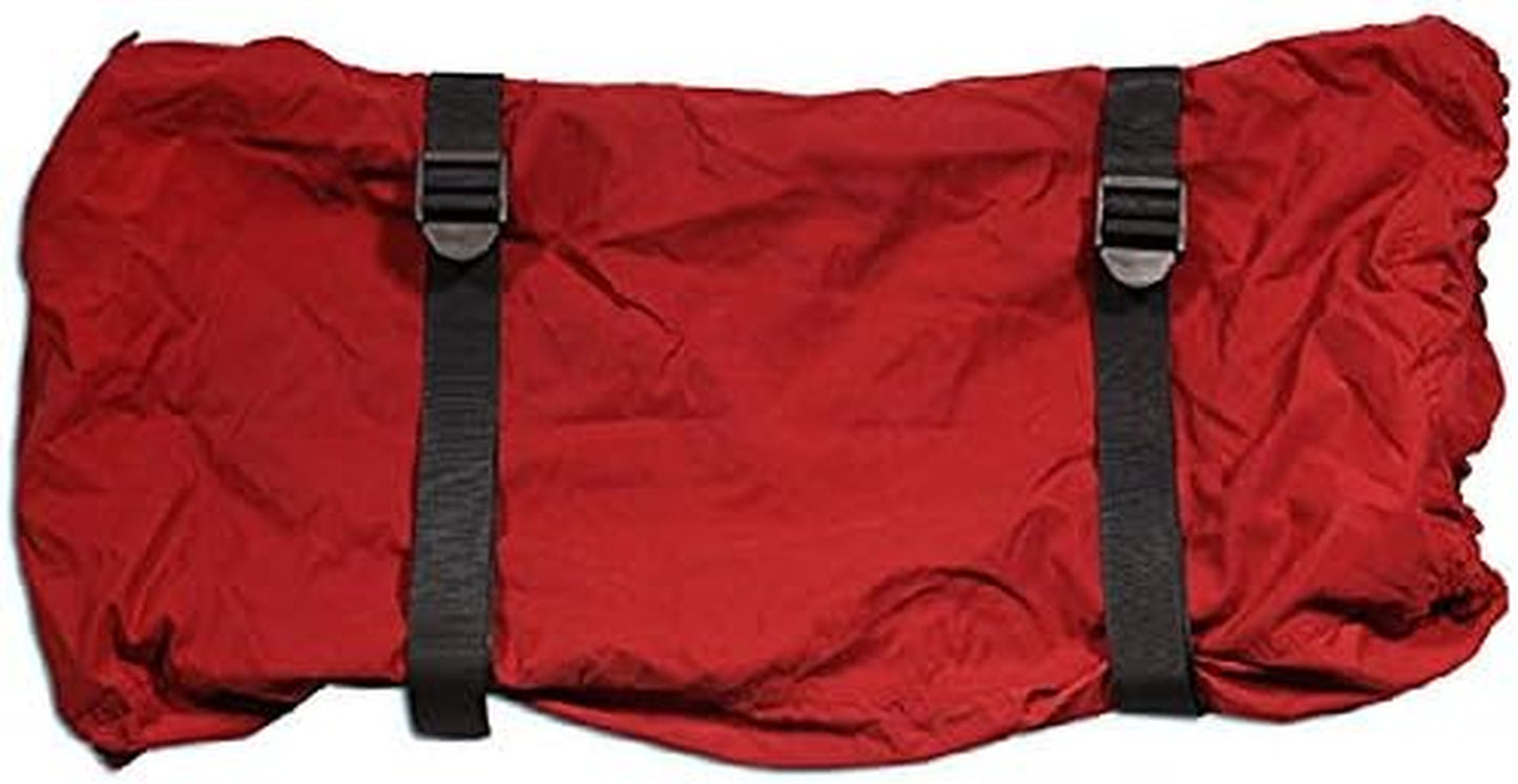 Red Heavy Duty Canvas Game Bags Hunting | Deer & Elk Quarter Game Bag | Features Include Drawstring, Pack Strap, Side Gusset & Top Flap | Reusable Meat Bags | Hunting Gear Accessories