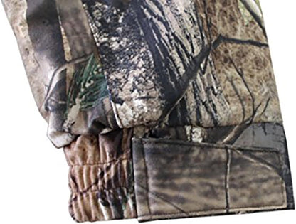 Mens Camo Hunting Jacket: Winter Insulated Warmer Tactical Windproof Softshell Camping Coat