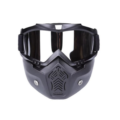 Bicycle Helmet Full Face Anti-Fog Mask Helmet Airsoft Full Head Gear Paintball Mask with Mouth Filter Safety Goggle Hunting Gear