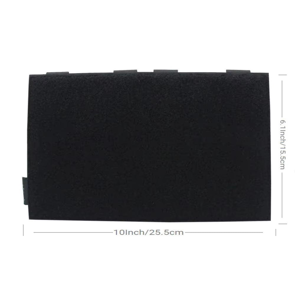 New Style 1000D Nylon Tactical Vest Patch Molle Adapter Panel Hook&Loop Converter for Attching ID Patches EDC Tool Bag