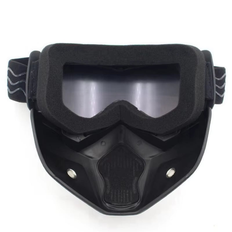 Bicycle Helmet Full Face Anti-Fog Mask Helmet Airsoft Full Head Gear Paintball Mask with Mouth Filter Safety Goggle Hunting Gear