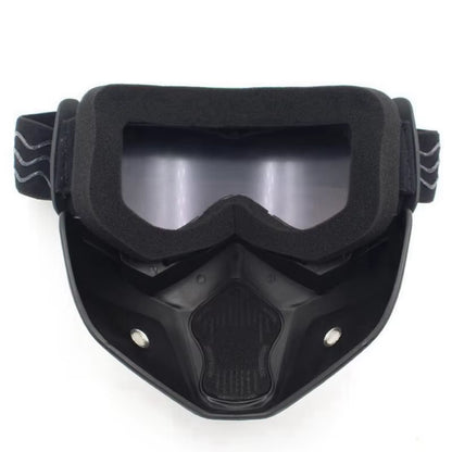 Bicycle Helmet Full Face Anti-Fog Mask Helmet Airsoft Full Head Gear Paintball Mask with Mouth Filter Safety Goggle Hunting Gear