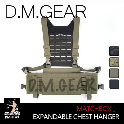 Tactical Vest Matchbox Chest Rig Hanging Plate Carrier Equipment Airsoft Gear Painball Hunting Outdoors