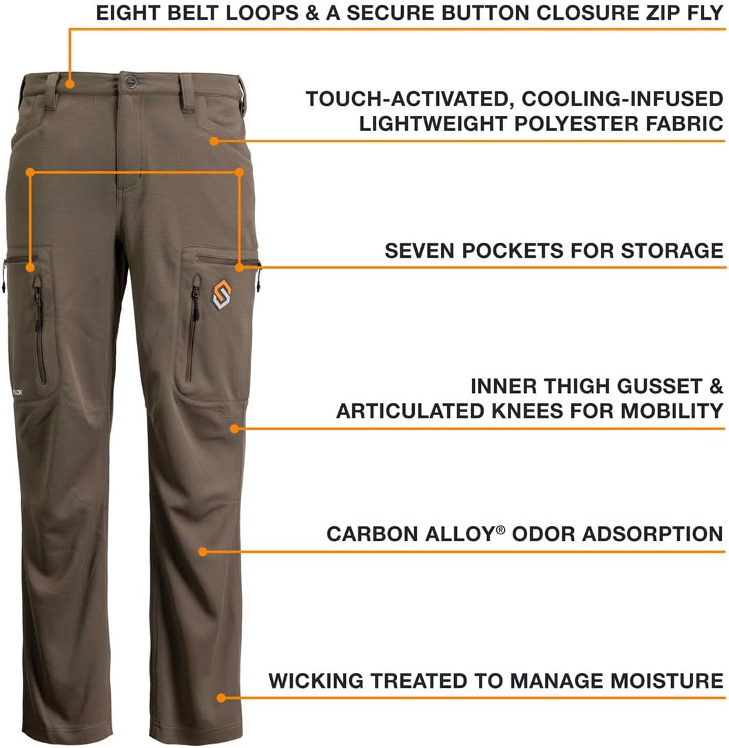 Camo Hunting Pants for Men - Savanna Aero Crosshair Lightweight Gear