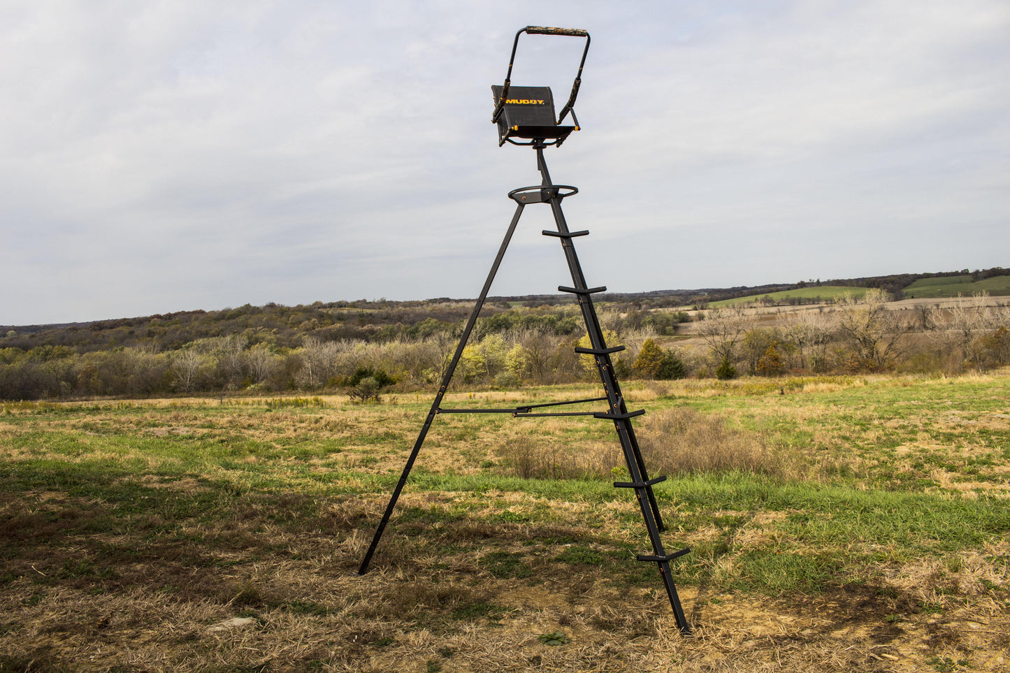 12' Nomad Tripod Stand Hunting Gear with Swivel Seat Hunting Chair