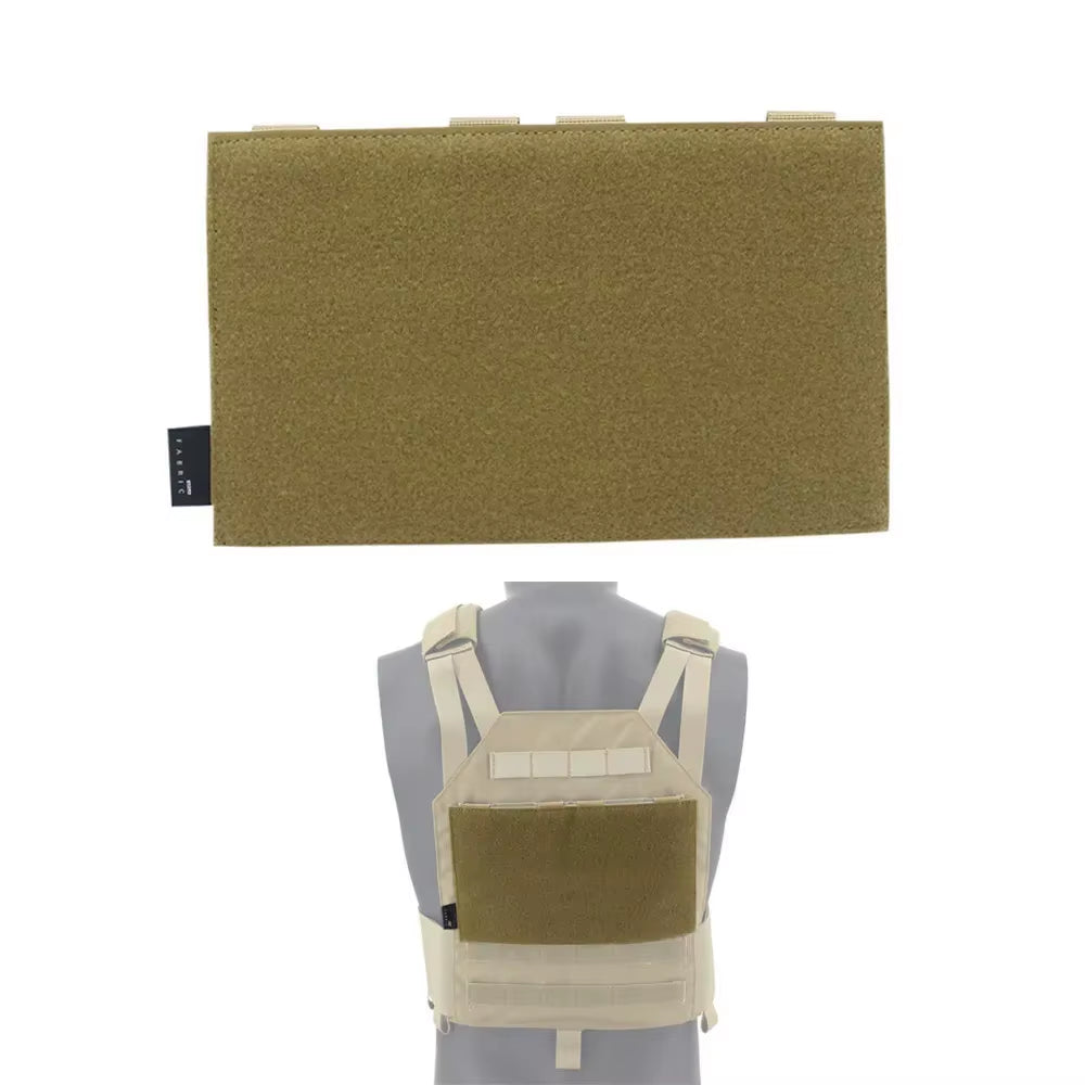 New Style 1000D Nylon Tactical Vest Patch Molle Adapter Panel Hook&Loop Converter for Attching ID Patches EDC Tool Bag