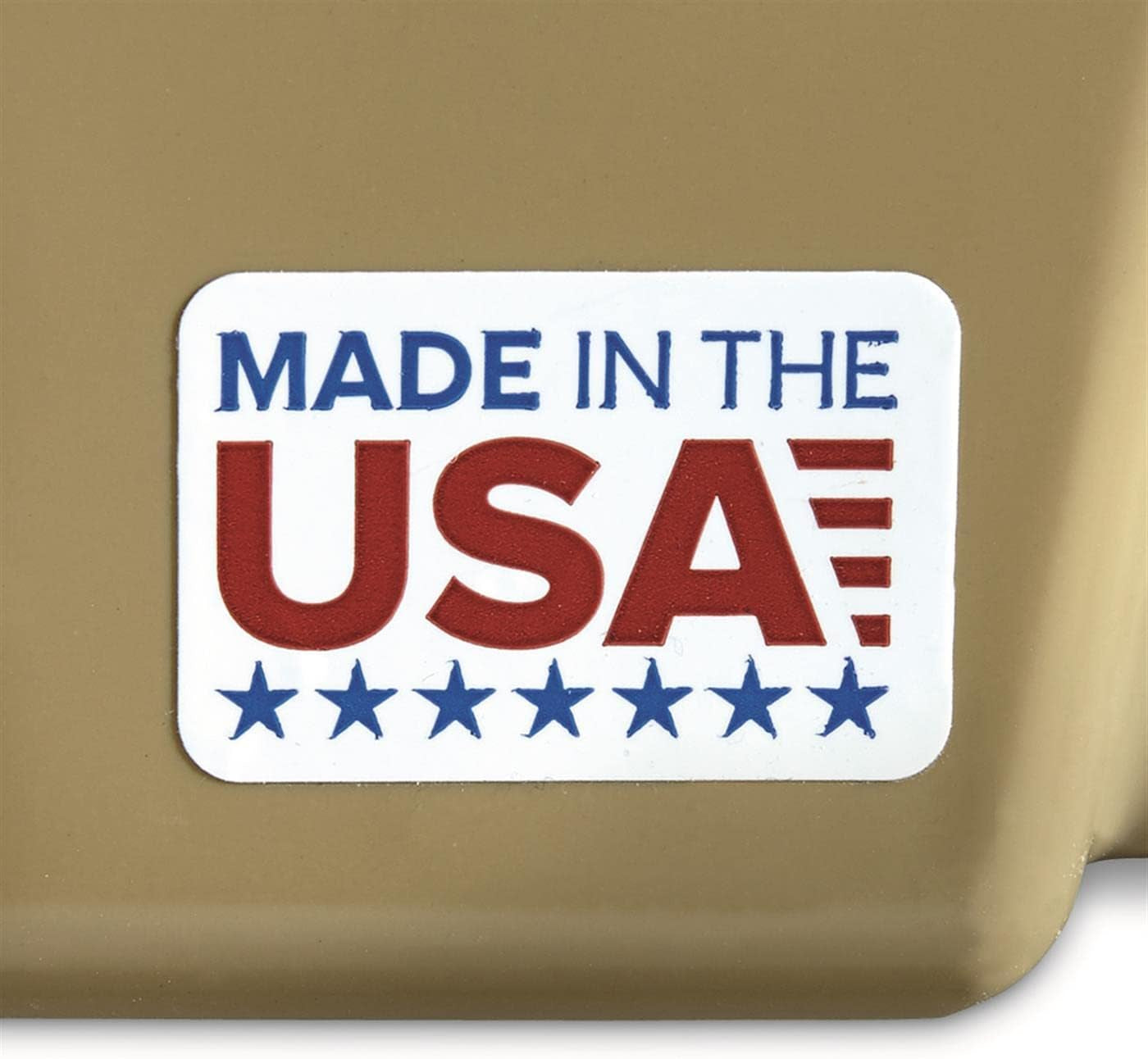 Insulated Hard Cooler, for Outdoor, Camping, Hunting, Keep Beverages and Drinks Chilled, Dry-Ice Compatible, Made in USA