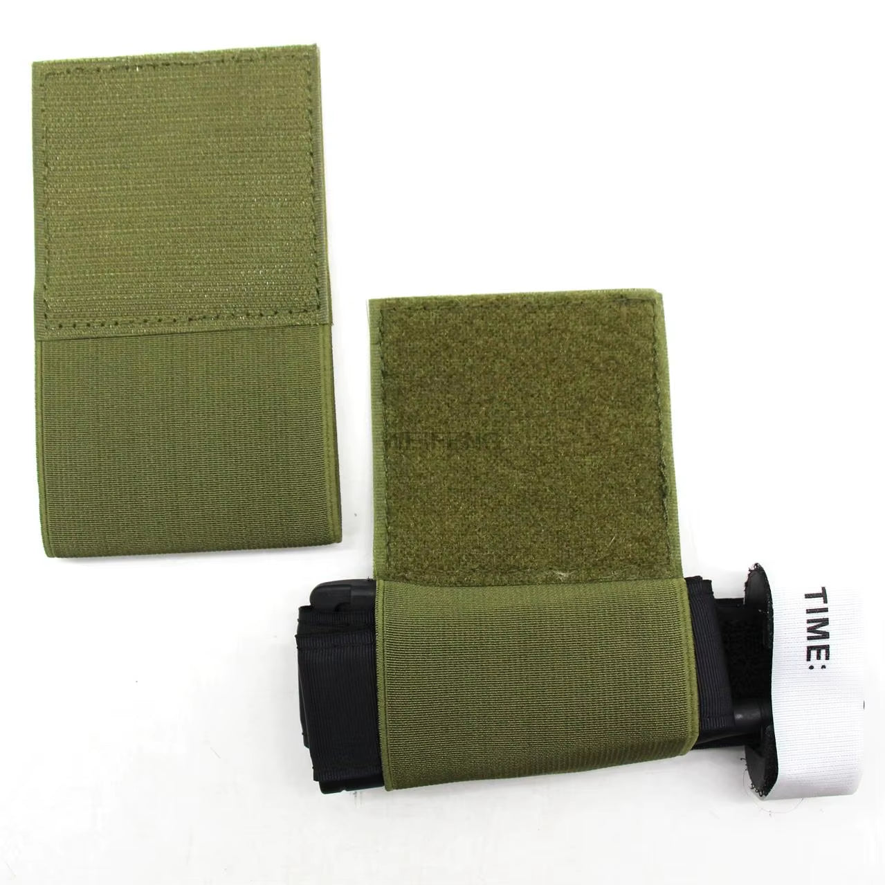 Tactical Elastic Tourniquet Holder EDC Secure Pouch for Competition Duty Belt Airsoft Chest Rig Hunting Vest Plate Carrier