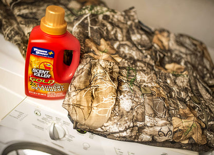 Scent Killer Gold Laundry Detergent, Odor Eliminator for Hunting Gear, 32Oz