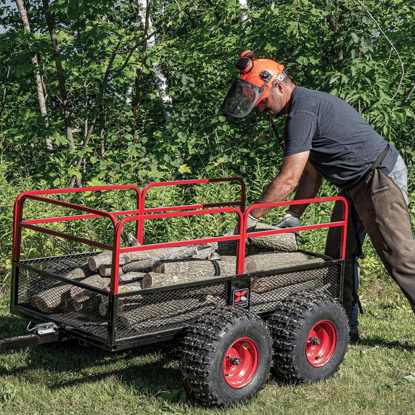 Trail Warrior X4 Heavy Duty UTV/ATV Trailer - for Off-Road Use - 1,250 Lb. Ca...