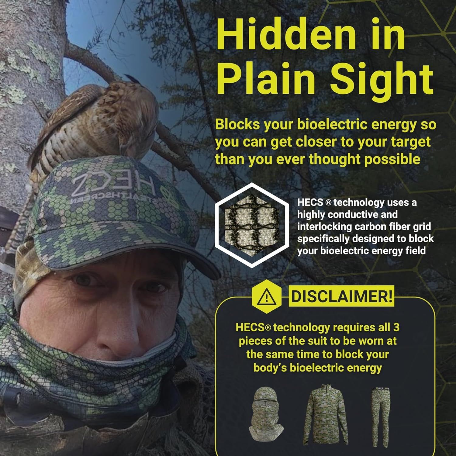 Hunting-High Performance Base Layer-Underwear with Patented Technology for Deer, Big Game & Turkey Hunting