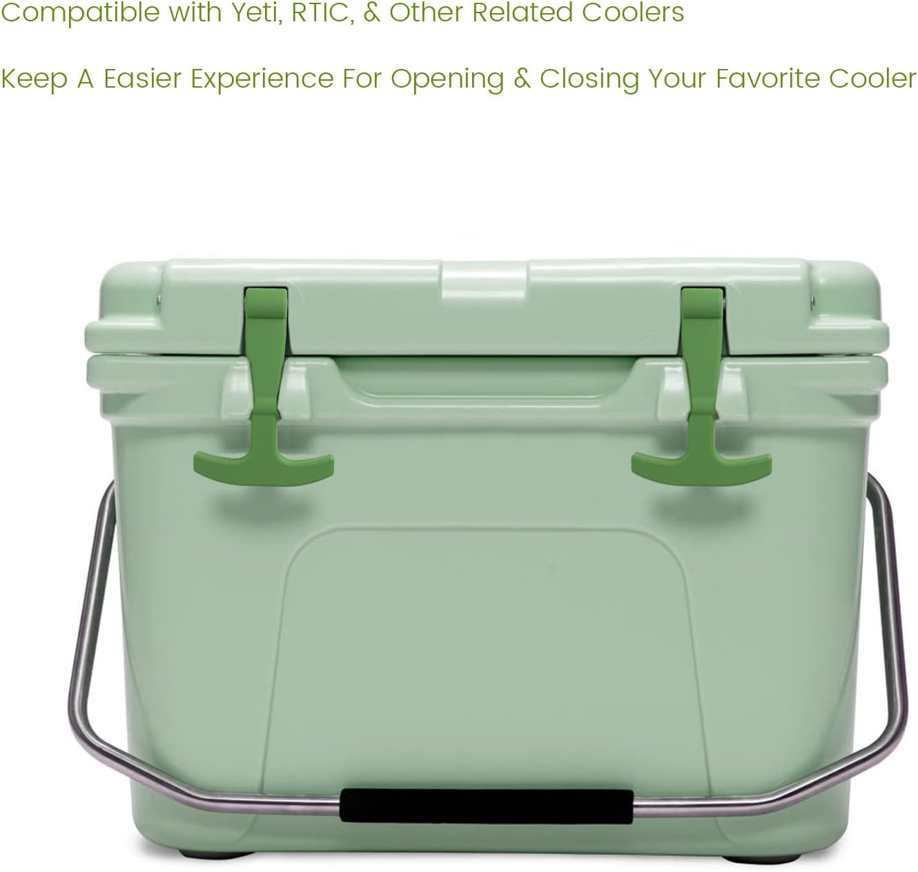 Replacement Lid Latches, 2 Pack, Compatible with Yeti, RTIC Hard Coolers & Other