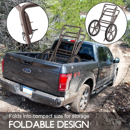 New Deer Cart Game Hauler Utility Gear Dolly Cart Hunting Accessories - 500 LB