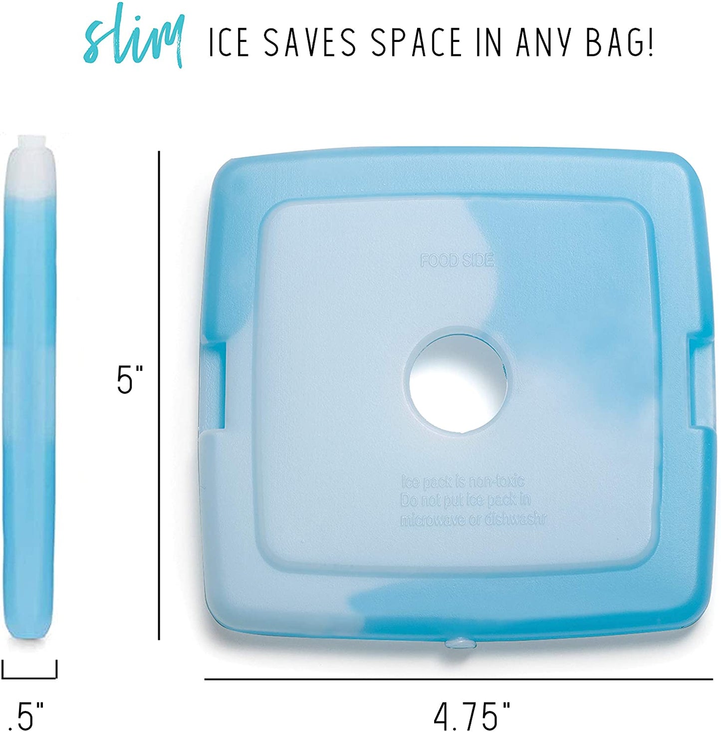 Cool Coolers by Fit & Fresh Slim Ice Packs