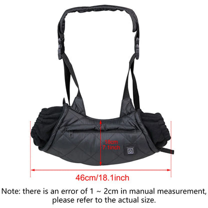 Heated Hand Muff Electric Hand Warmer Pouch USB Charging Hand Warming Muff Adjustable Winter Hand Warmer with 3 Heating Setting for Outdoor Hunting Camping Football