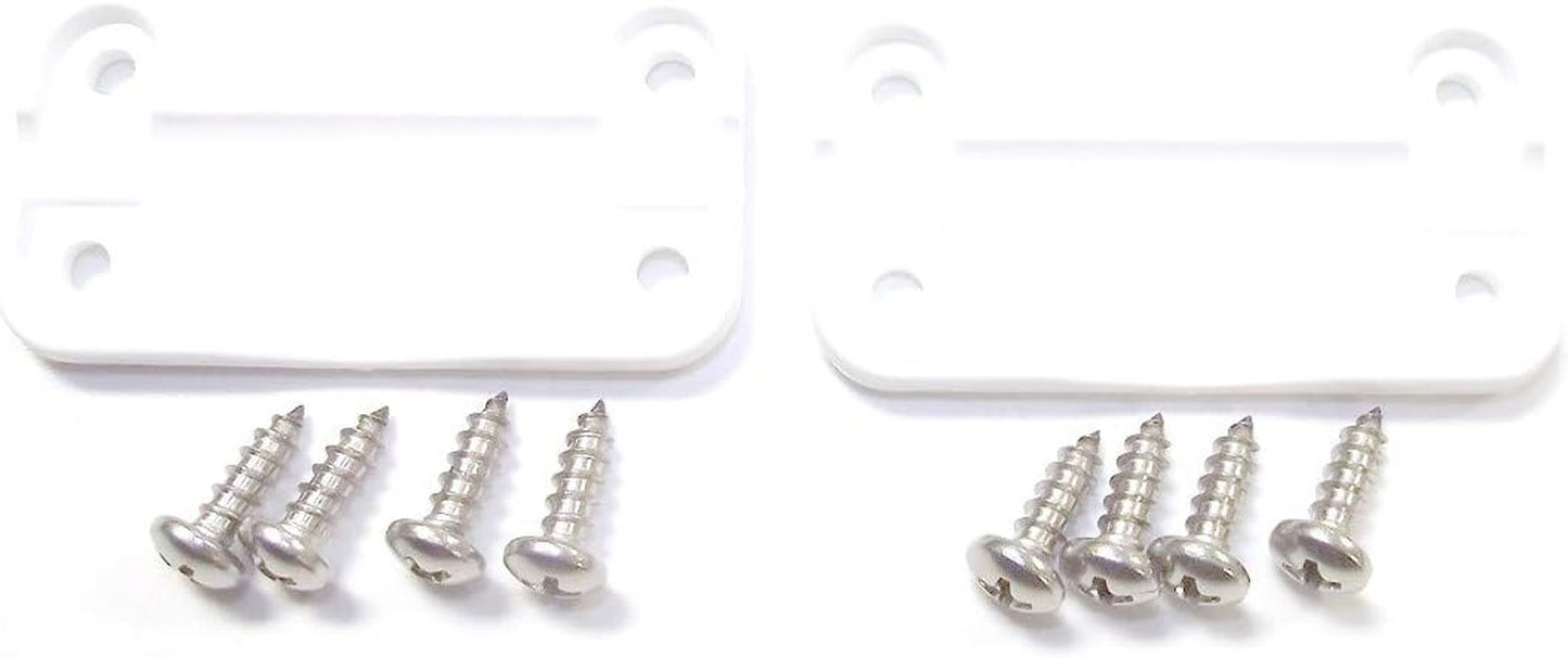 New AFTERMARKET Igloo Cooler Plastic Hinges + Stainless Screws (2)