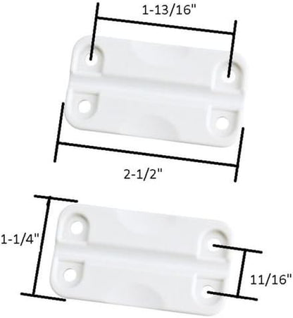 New AFTERMARKET Igloo Cooler Plastic Hinges + Stainless Screws (2)