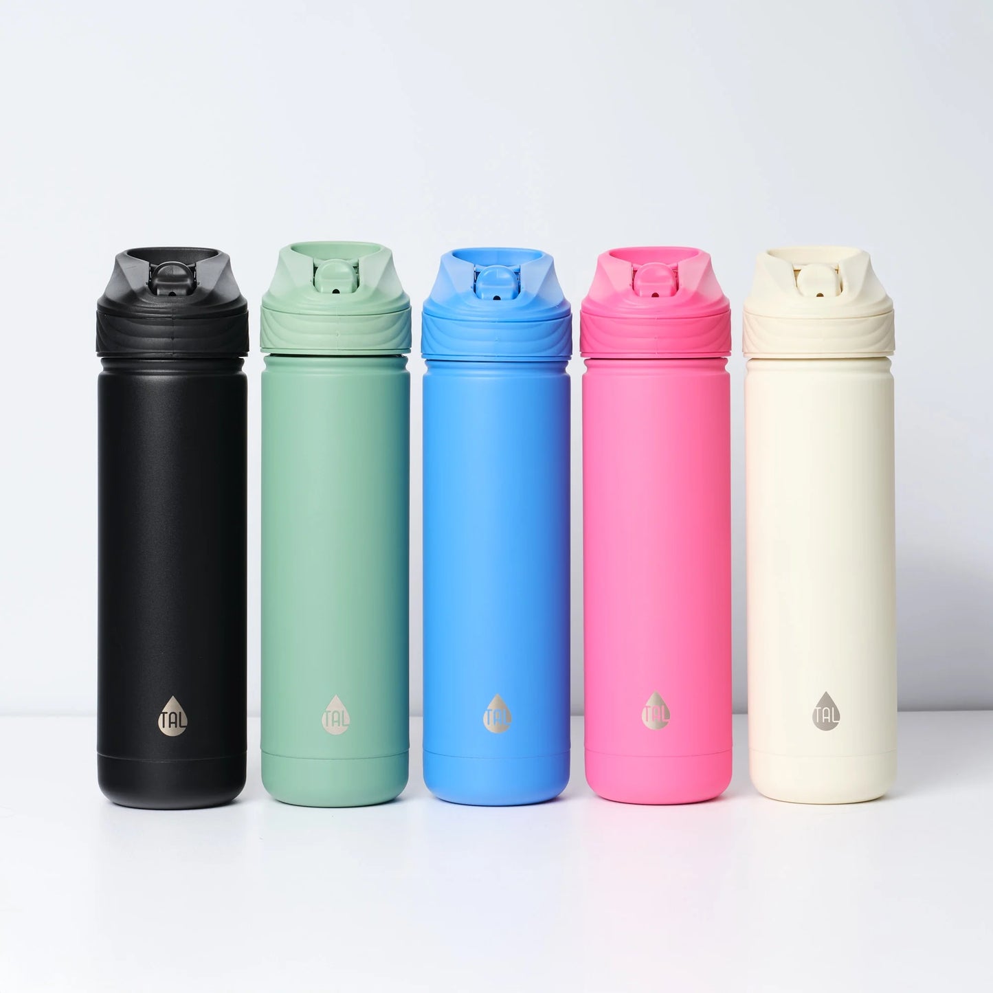 Stainless Steel Ranger Water Bottle with Easy Sip Straw 26 Oz, Black