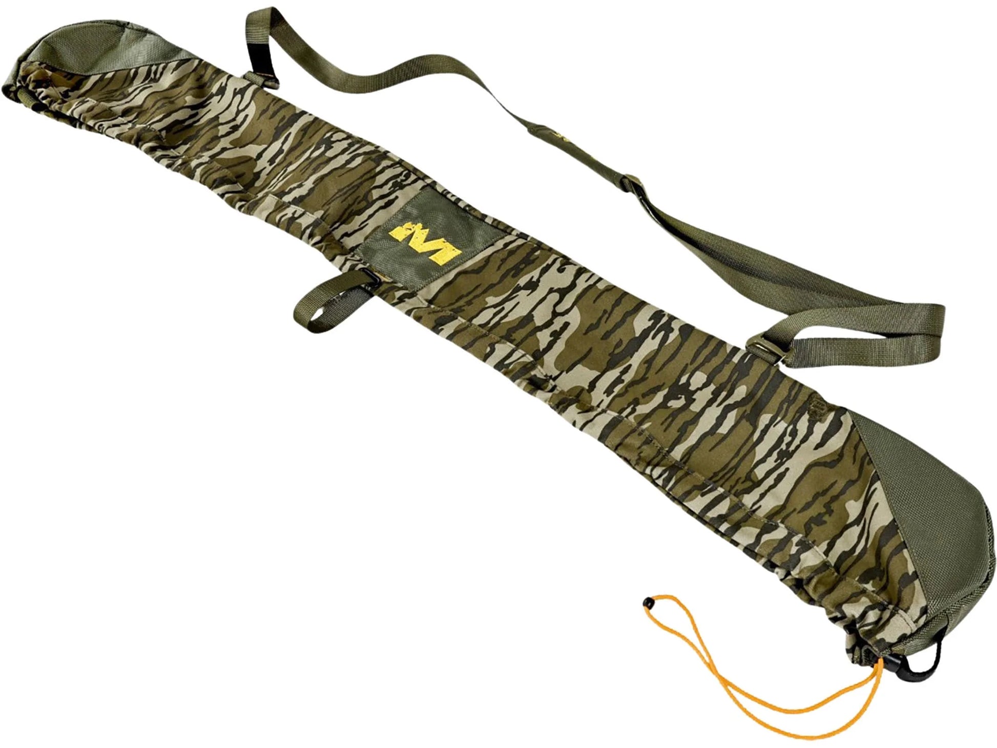 Outdoors Bow Sling - Durable Reliable Adjustable Silent Hunting Outdoor Batwing Construction Pack with Magnetic Closure Bino Harness & Front Zipper Pocket