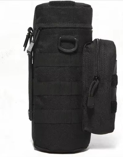 Tactical Molle Zipper Camo Water Bottle Pouches Small Mess Pouch Nylon Waterproof Waist Bag Outdoor Travel Sports Bottle Pouch
