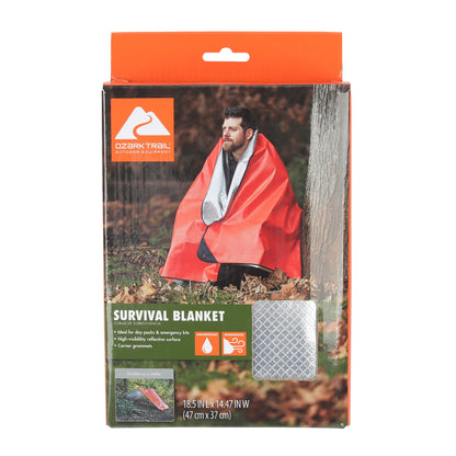 82.3" X 58.7" Survival Blanket, 0.99 Lbs
