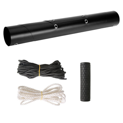 Deer Drag Sled with Handle Deer Cart Game Hauler Snow Sledding Pad Hunting Gear Supplies with 32.8FT Black Rope 16.1FT White Rope for Hunting Ice Fishing Hauling Fire Wood