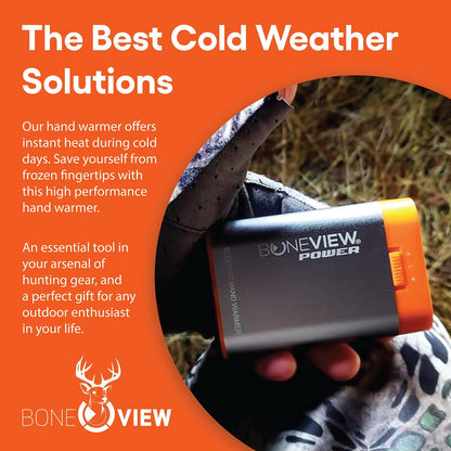 Boneview Electric Hand Warmer Emergency Power Bank with Flashlight - Portable...