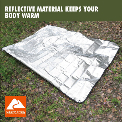 82.3" X 58.7" Survival Blanket, 0.99 Lbs