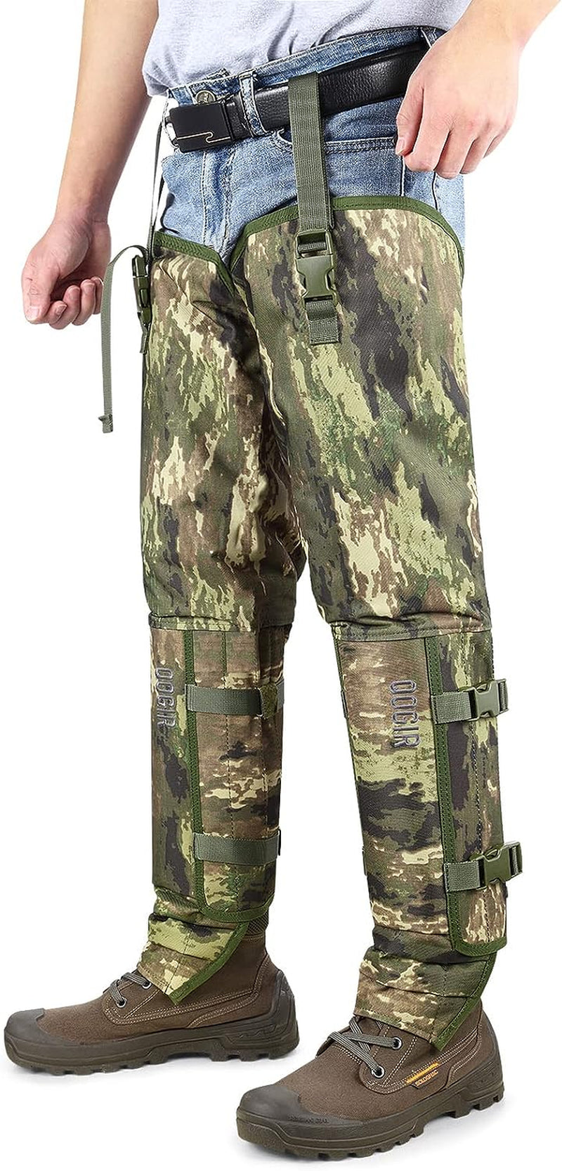 Foreverlast Snake Guard Chaps Camouflage- Hunting Gear with Full Protection