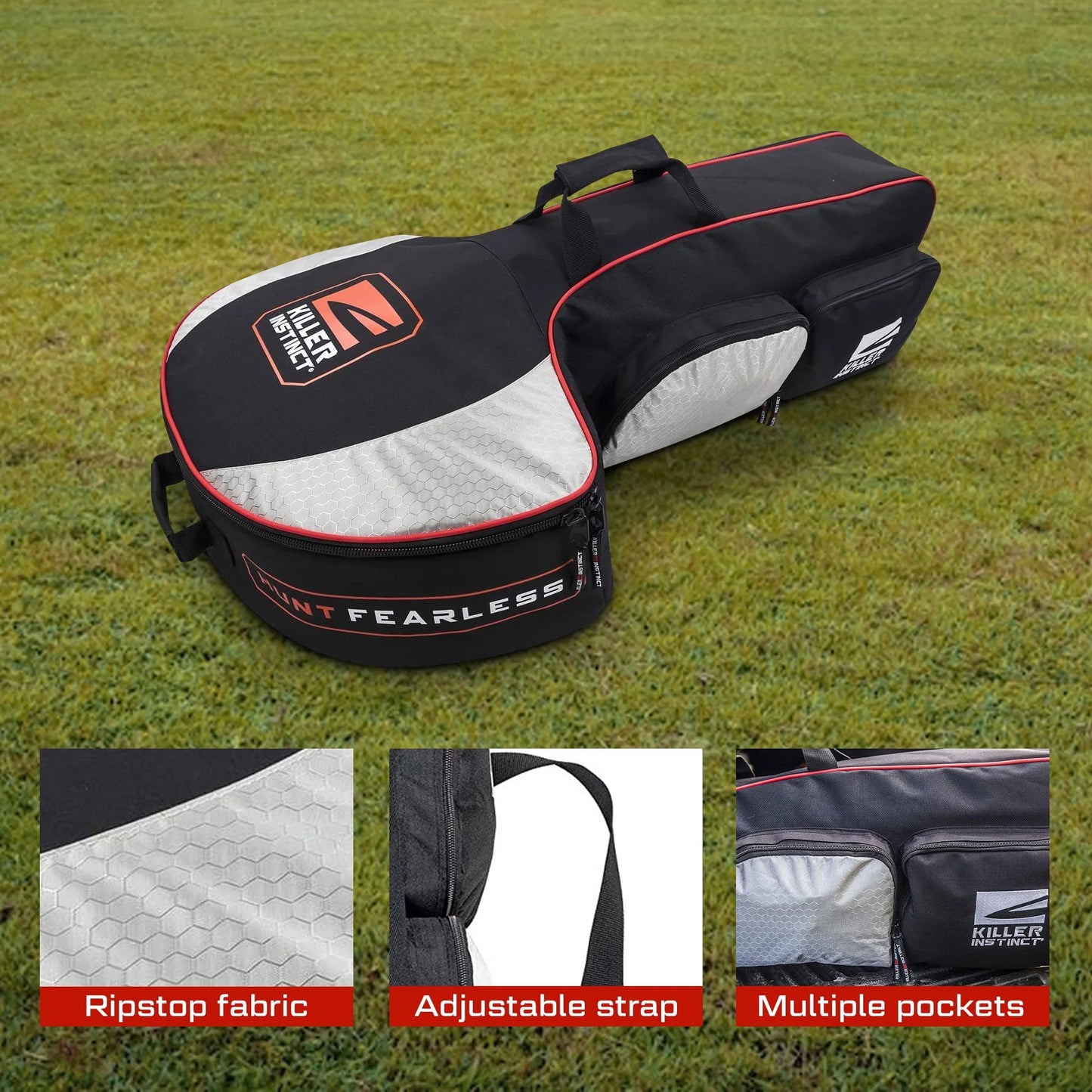 Slayer 23" X 37" X 12" Crossbow Case for Select Bows, Black