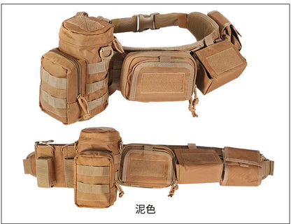 Yakeda Custom Molle Pockets Pouches Gear Hunting Waist Security Tactical Belt Padded Patrol Belt