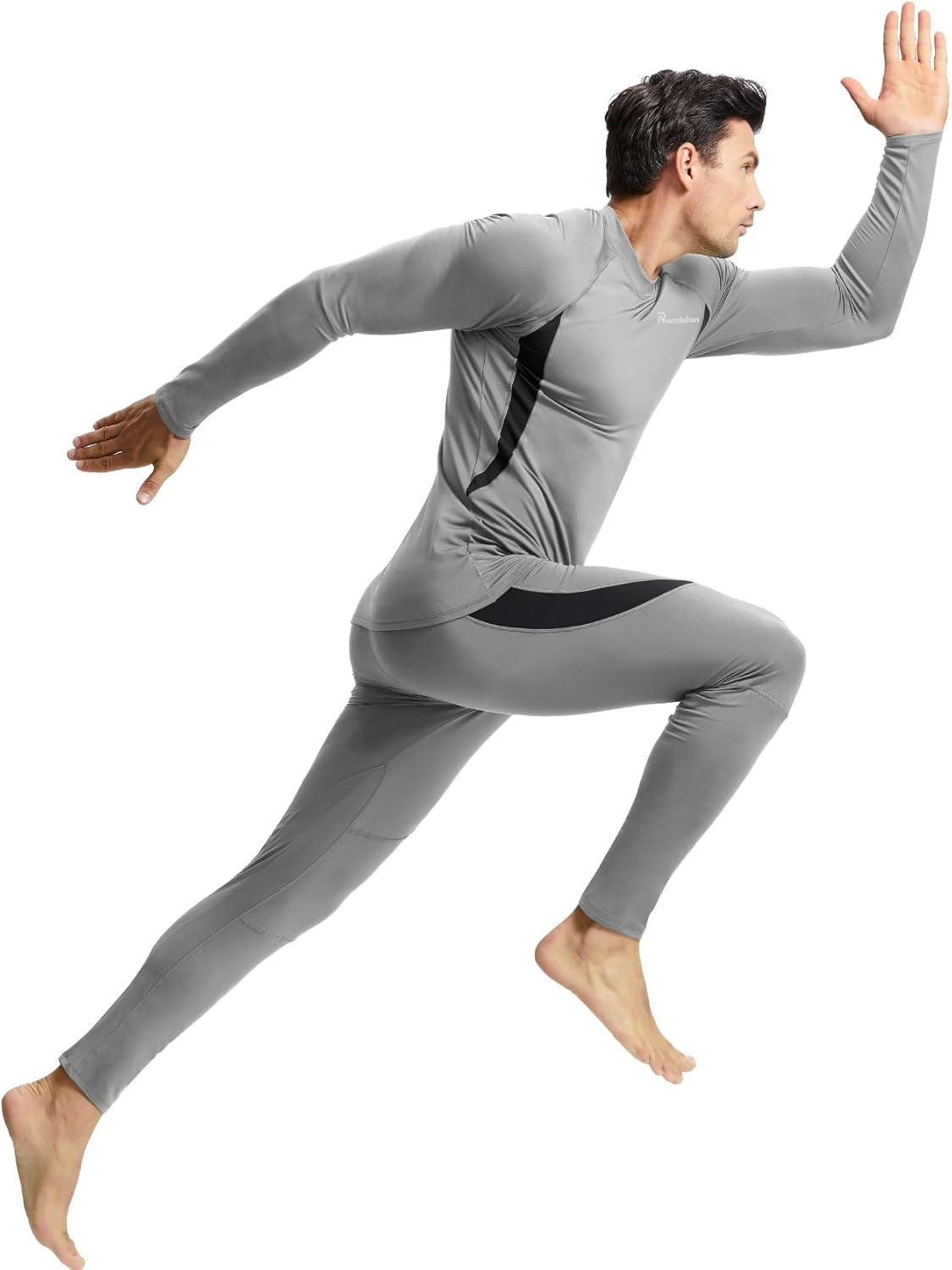 2 Pack Thermal Underwear for Men Long Johns Fleece Lined Hunting Gear Bottom Top Set Base Layer Cold Weather XS-4XL