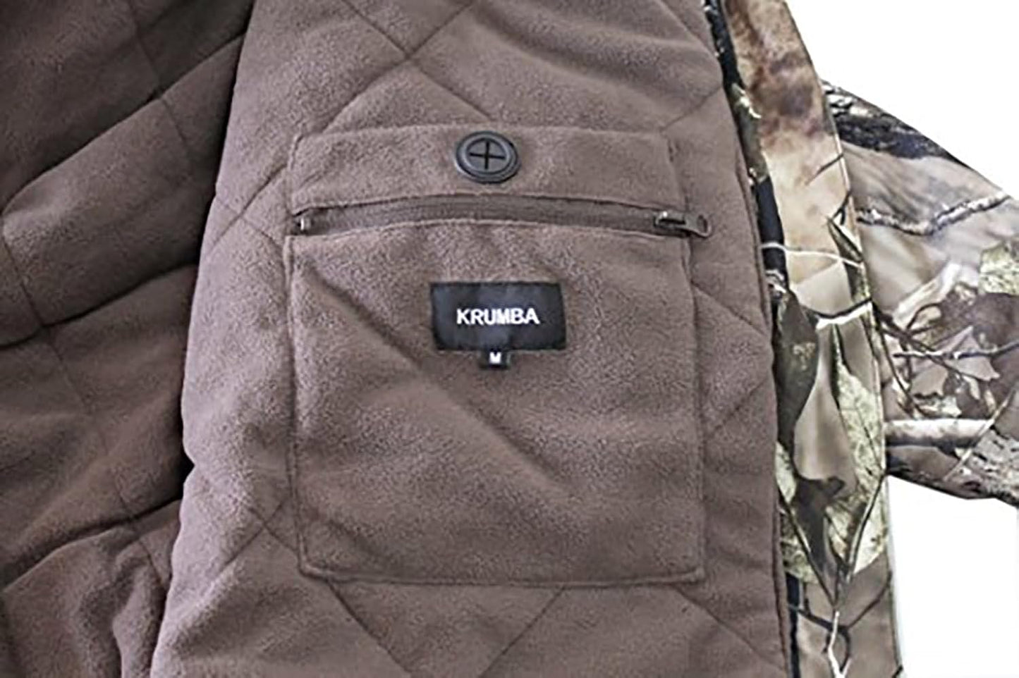 Mens Camo Hunting Jacket: Winter Insulated Warmer Tactical Windproof Softshell Camping Coat