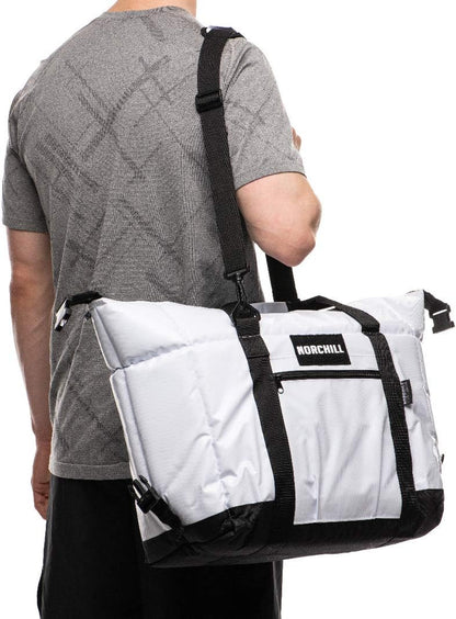 12 Can Insulated Marine Boatbag Soft Sided Cooler, White