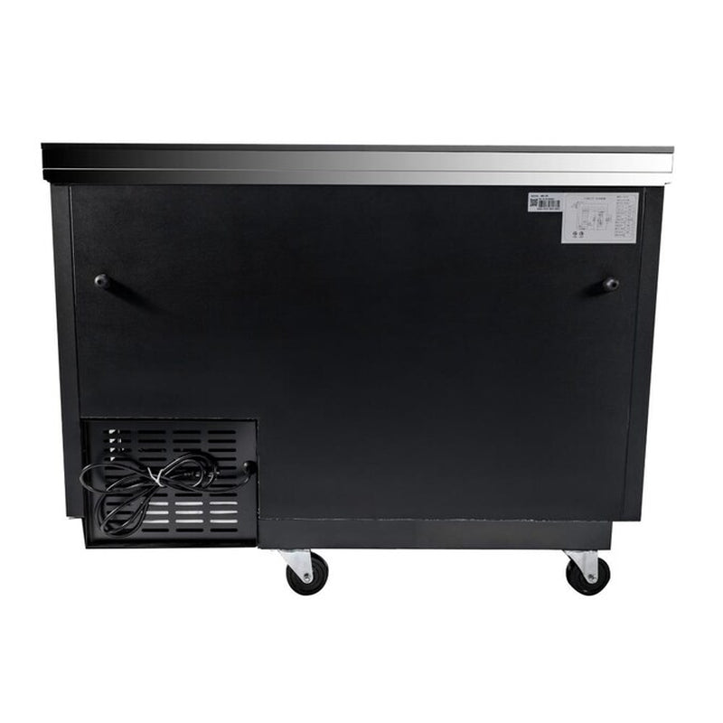 56-In W 576 -Can Capacity Black Freestanding Indoor Beverage Refrigerator