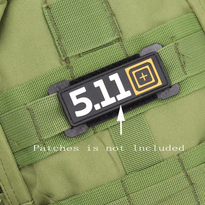 Carbon Fiber Hook and Loop Tacticals Patches Board MOLLE Patches Panel Display Holder for Backpack Mini Patches Board